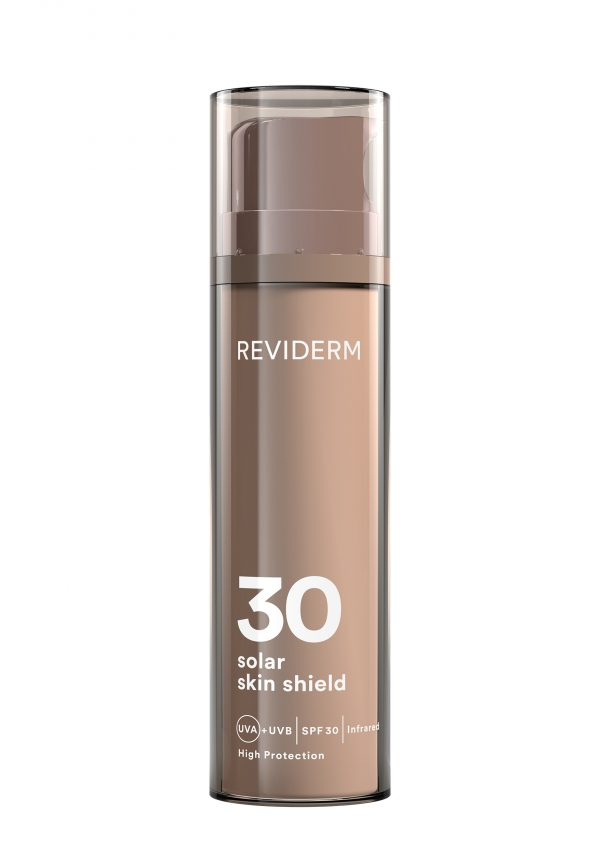 REVIDERM SOLAR SKIN SHIELD SPF 30 - apsauga nuo saulės, 200 ml - SPF APSAUGA IŠ REVIDERM - TIK €66.30! Apsipirk dabar GROŽIO ALCHEMIJA