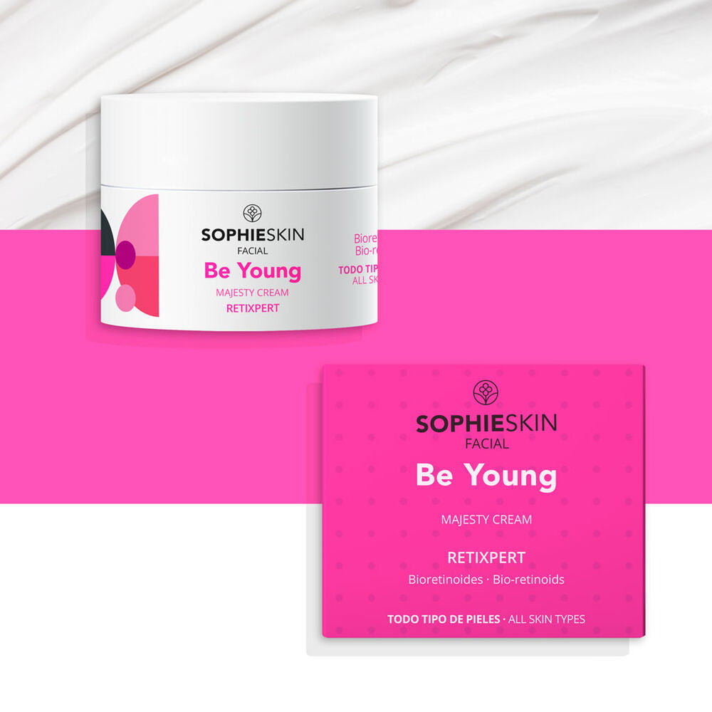 SOPHIE SKIN BE YOUNG MAJESTY - veido kremas su bioretinoidais, 50 ml - VEIDO KREMAS IŠ SOPHIE SKIN - TIK €18.30! Apsipirk dabar GROŽIO ALCHEMIJA