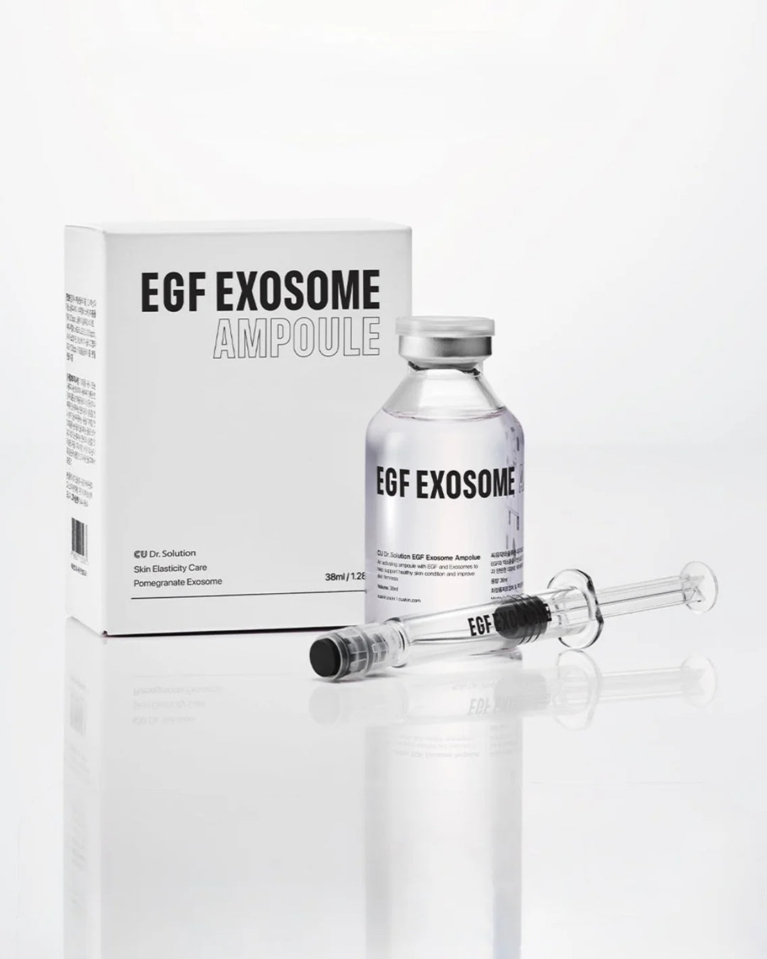 CUSKIN EGF EXOSOME AMPOULE – koncentruota ampulė-serumas su EGF ir egzosomomis odos elastingumui ir skaistumui, 38 ml
