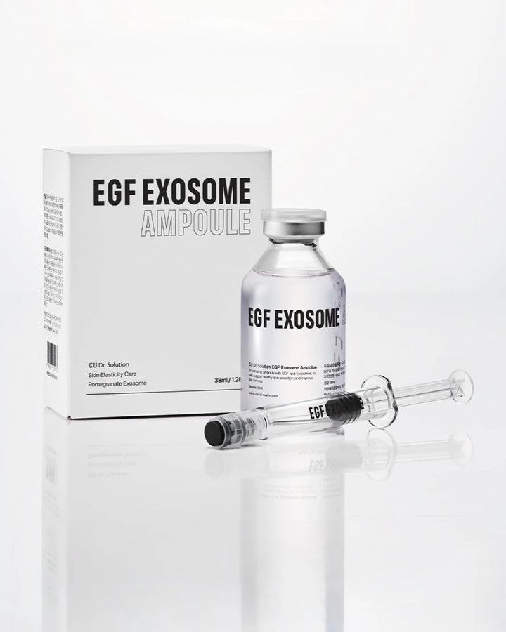 CUSKIN EGF EXOSOME AMPOULE – koncentruota ampulė-serumas su EGF ir egzosomomis odos elastingumui ir skaistumui, 38 ml