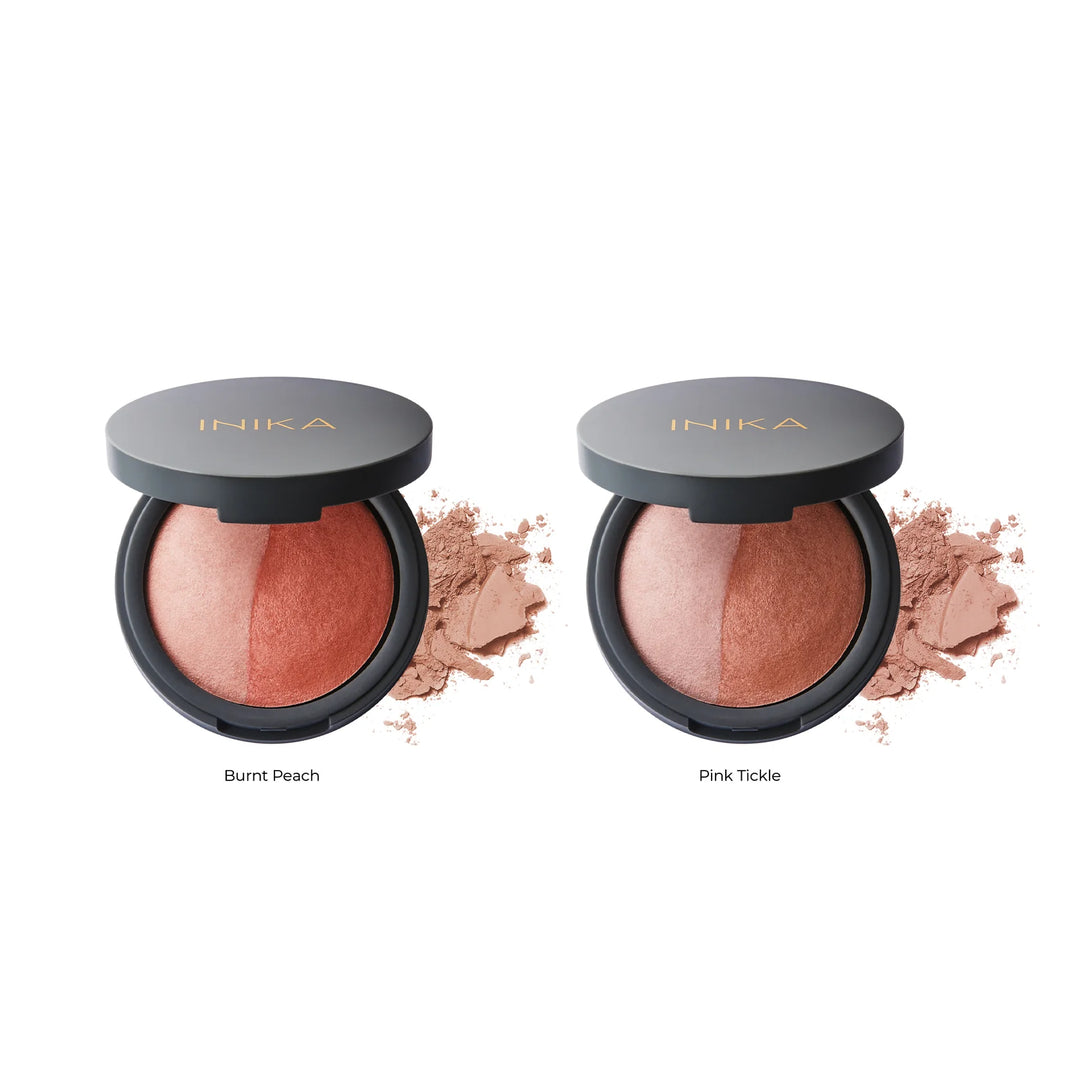 INIKA kompaktiniai mineraliniai skaistalai DUO (BURNT PEACH), 6,5 g - SKAISTALAI IŠ INIKA - TIK €47! Apsipirk dabar GROŽIO ALCHEMIJA