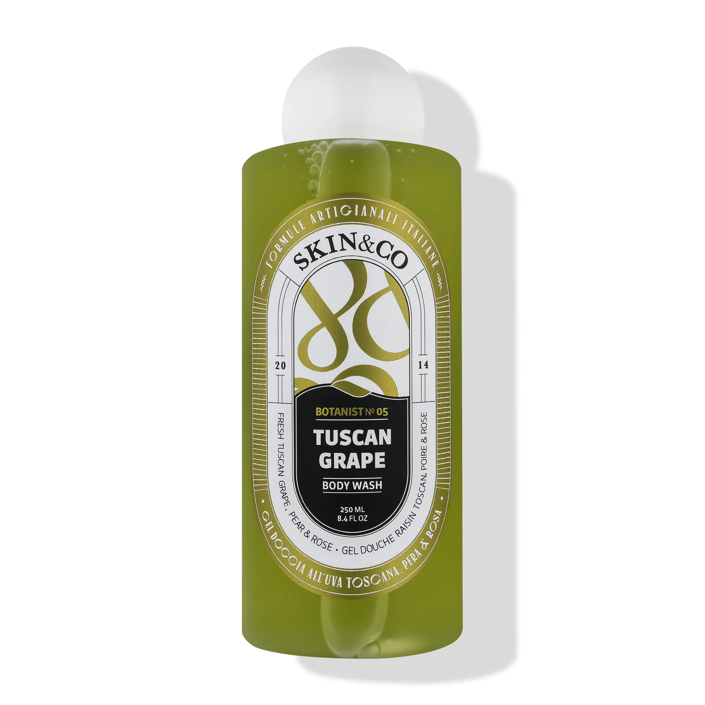 SKIN&CO TUSCAN GRAPE BODY WASH - kūno prausiklis, 250 ml - KŪNO PRAUSIKLIAI IŠ SKIN&CO - TIK €21.25! Apsipirk dabar GROŽIO ALCHEMIJA