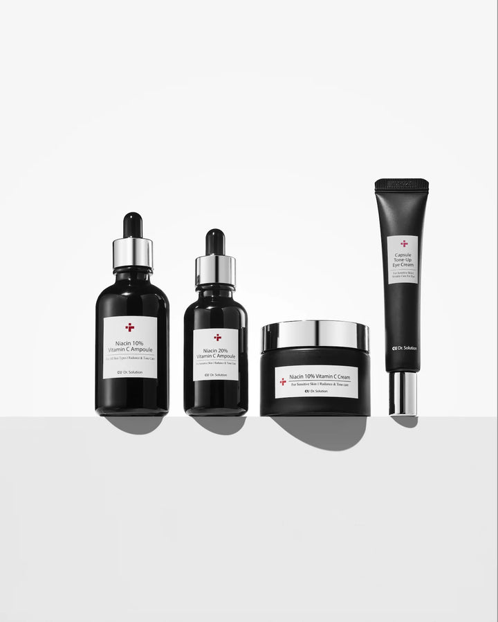 CUSKIN NIACIN 20% VITAMIN C AMPOULE - serumas su 20% niacinamido, vitaminu C ir hialurono rūgštimi, 30 g - SERUMAS IŠ CUSKIN - TIK €39! Apsipirk dabar GROŽIO ALCHEMIJA