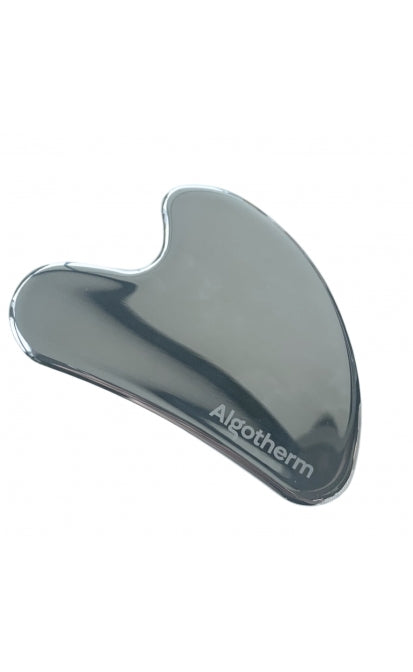 ALGOTHERM SIDABRINIS METALINIS GUA SHA - masažinis volelis - MASAŽUI IŠ ALGOTHERM - TIK €21! Apsipirk dabar GROŽIO ALCHEMIJA