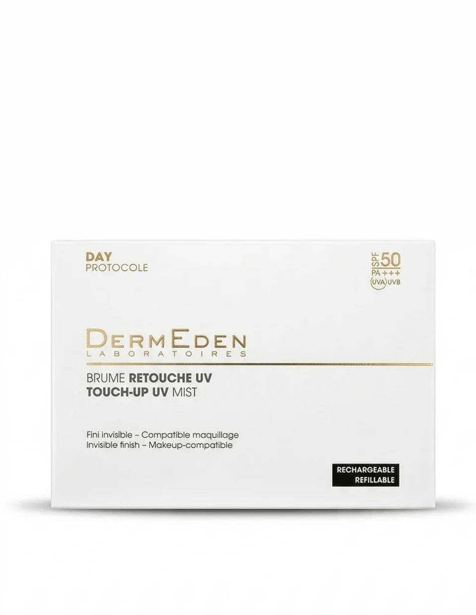 DERMEDEN TOUCH UP MIST SPF50 PA+++ - apsauginė UV dulksna, 8 ml - VEIDO DULKSNA IŠ DERMEDEN - TIK €32! Apsipirk dabar GROŽIO ALCHEMIJA