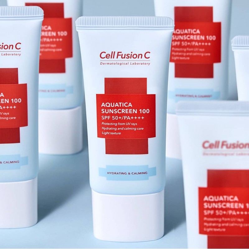 CELL FUSION C AQUATICA SUNSCREEN 100 SPF50+/PA++++ - apsauga nuo saulės, 50 ml - SPF APSAUGA IŠ CELL FUSION C - TIK €30.60! Apsipirk dabar GROŽIO ALCHEMIJA