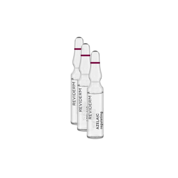 REVIDERM AZELAIC REGULATING AMPOULE - ampulės su azelaino rūgštimi, 3x2 ml - AMPULĖS IŠ REVIDERM - TIK €21! Apsipirk dabar GROŽIO ALCHEMIJA