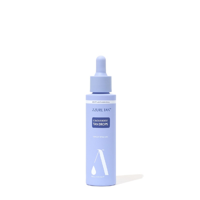 AZURE TAN COLOUR BOOST TAN DROPS - savaiminio įdegio lašiukai veidui, 30 ml