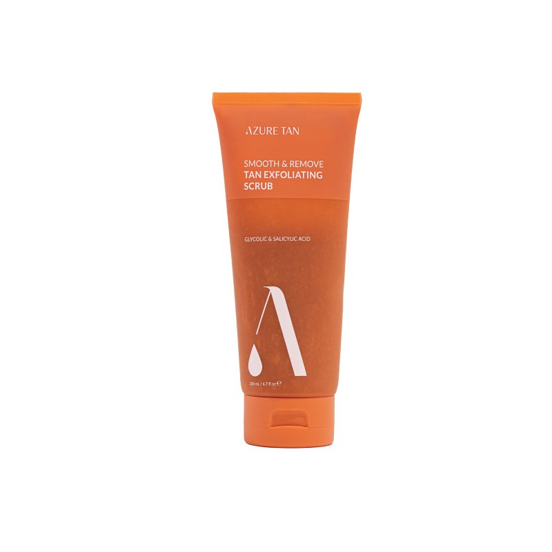 AZURE TAN SMOOTH AND REMOVE TAN EXFOLIATING SCRUB - eksfolijuojantis kūno šveitiklis, 200 ml - KŪNO ŠVEITIKLIS IŠ AZURE TAN - TIK €15.30! Apsipirk dabar GROŽIO ALCHEMIJA