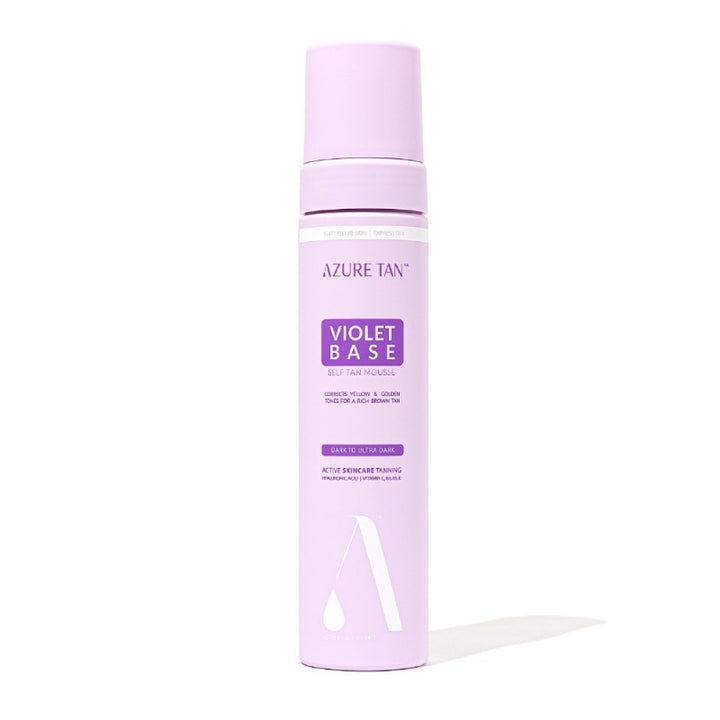 AZURE TAN VIOLET BASE DARK TO ULTRA DARK - greito poveikio savaiminio įdegio putos (tamsus atspalvis), 200 ml - SAVAIMINIS ĮDEGIS IŠ AZURE TAN - TIK €24.65! Apsipirk dabar GROŽIO ALCHEMIJA