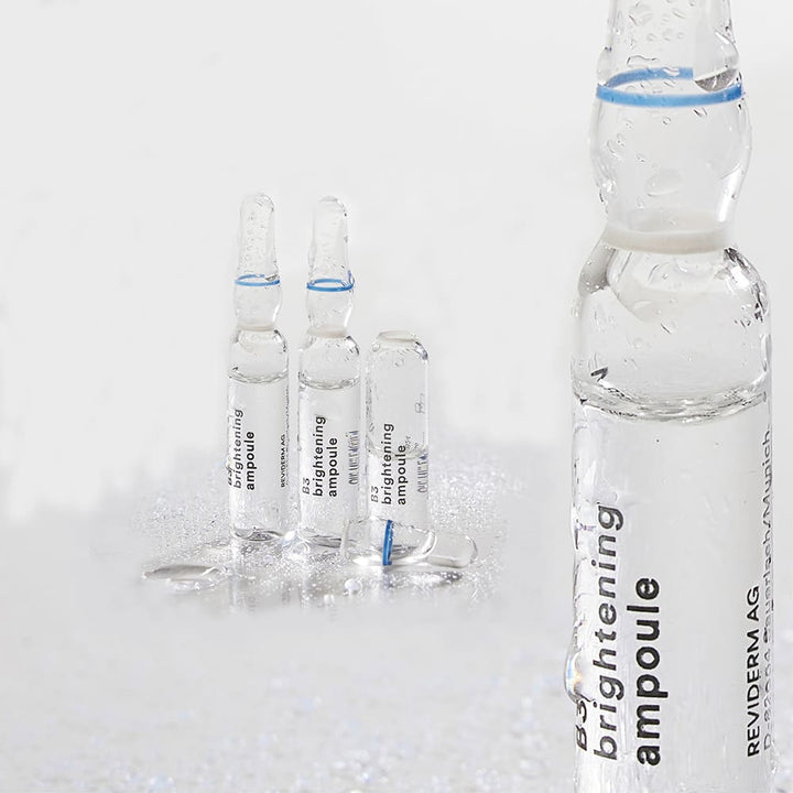 REVIDERM B3 BRIGHTENING AMPOULE - skaistinančios ampulės, 3x2 ml - AMPULĖS IŠ REVIDERM - TIK €21! Apsipirk dabar GROŽIO ALCHEMIJA