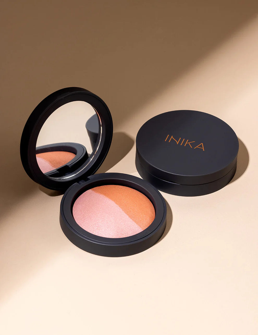 INIKA kompaktiniai mineraliniai skaistalai DUO (BURNT PEACH), 6,5 g - SKAISTALAI IŠ INIKA - TIK €47! Apsipirk dabar GROŽIO ALCHEMIJA