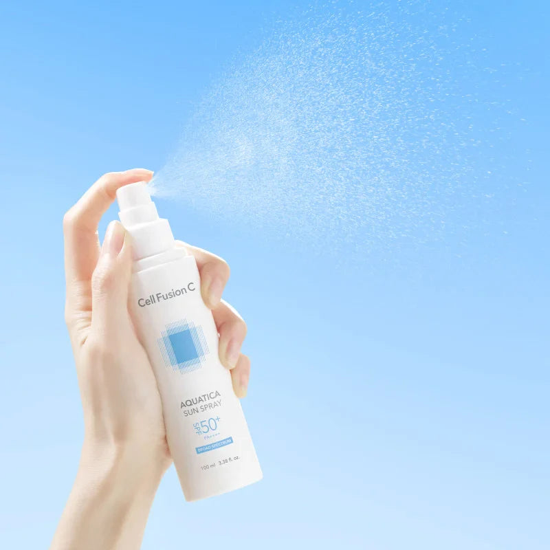 CELL FUSION C AQUATICA SUN SPRAY SPF50+ PA++++”, CFCR - drėkinanti purškiama apsauga nuo saulės, 100 ml ( pre - order, gausime 06.26) - SPF APSAUGA IŠ CELL FUSION C - TIK €32.30! Apsipirk dabar GROŽIO ALCHEMIJA