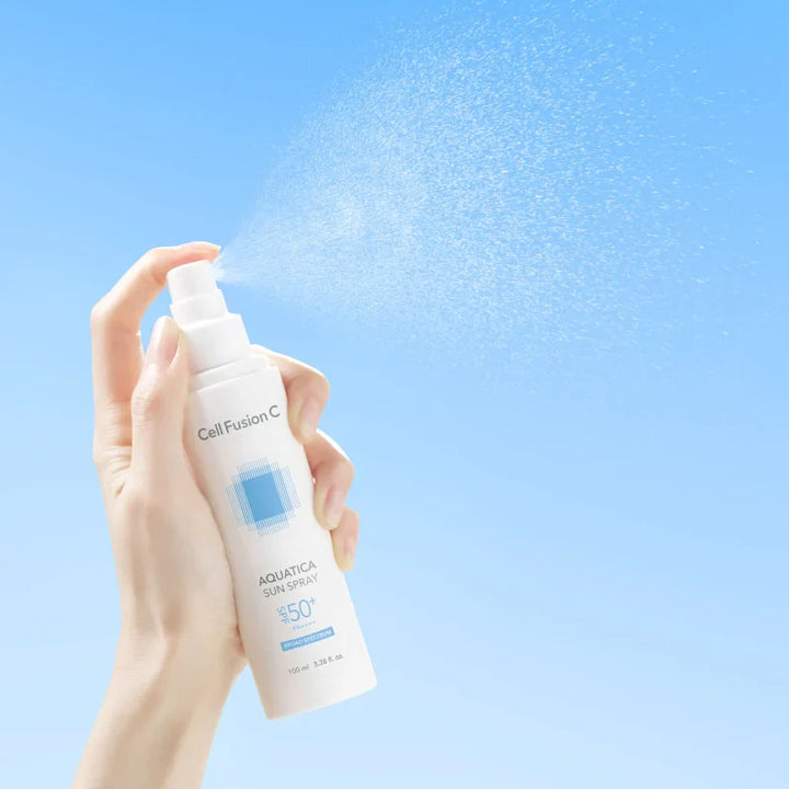 CELL FUSION C AQUATICA SUN SPRAY SPF50+ PA++++”, CFCR - drėkinanti purškiama apsauga nuo saulės, 100 ml ( pre - order, gausime 06.26) - SPF APSAUGA IŠ CELL FUSION C - TIK €32.30! Apsipirk dabar GROŽIO ALCHEMIJA