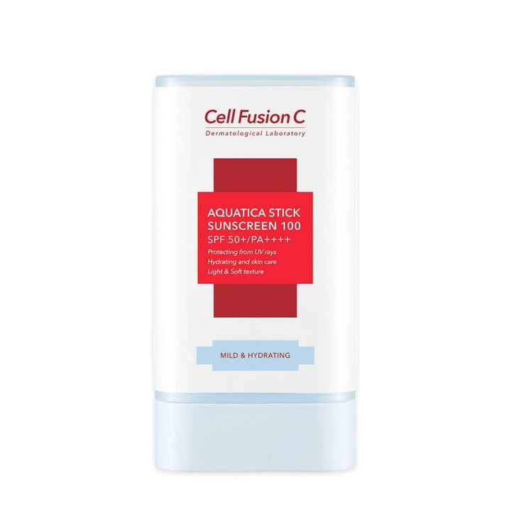 CELL FUSION C AQUATICA STICK SUNSCREEN 100 - drėkinanti pieštukinė apsauga nuo saulės - SPF APSAUGA IŠ CELL FUSION C - TIK €30! Apsipirk dabar GROŽIO ALCHEMIJA