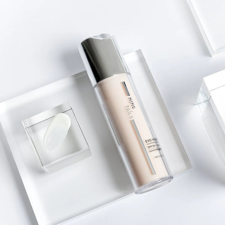 NINE TAILS EXO-HYDRO - egzosomų kremas su SPF50+ ir mėlynosios šviesos apsauga, 50 ml - VEIDO KREMAS IŠ NINE TAILS - TIK €72! Apsipirk dabar GROŽIO ALCHEMIJA
