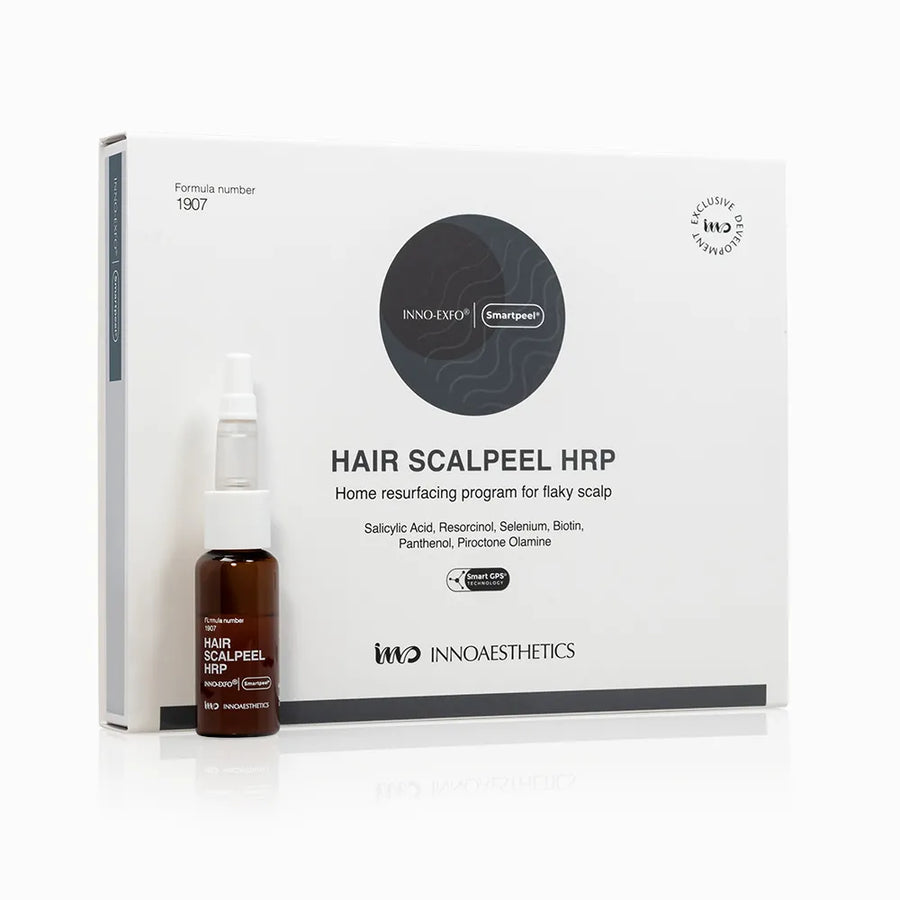 INNO AESTHETICS HAIR SCALPEEL HRP - rūgštinė programa pleiskanojančiai galvos odai, 4 X 8 ml - PLAUKŲ SERUMAS IŠ INNO AESTHETICS - TIK €69.90! Apsipirk dabar GROŽIO ALCHEMIJA