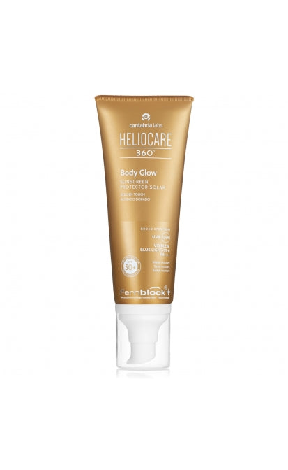 HELIOCARE 360 BODY GLOW SPF 50+, 100 ml - SPF APSAUGA KŪNUI IŠ Heliocare - TIK €29! Apsipirk dabar GROŽIO ALCHEMIJA