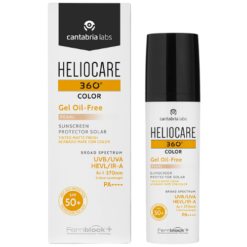 HELIOCARE 360 COLOR OIL-FREE - apsauginis gelis nuo saulės SPF 50+, 50 ML (Pearl) - SPF APSAUGA IŠ Heliocare - TIK €29! Apsipirk dabar GROŽIO ALCHEMIJA