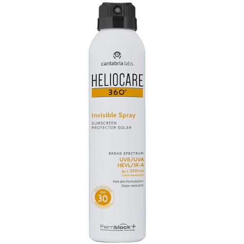 HELIOCARE 360 INVISIBLE - apsauginis kūno purškiklis nuo saulės SPF50+, 200 ml