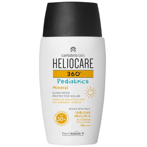 HELIOCARE 360 PEDIATRICS - apsauga nuo saulės su mineraliniais filtrais vaikams ir kūdikiams SPF50+, 50 ml