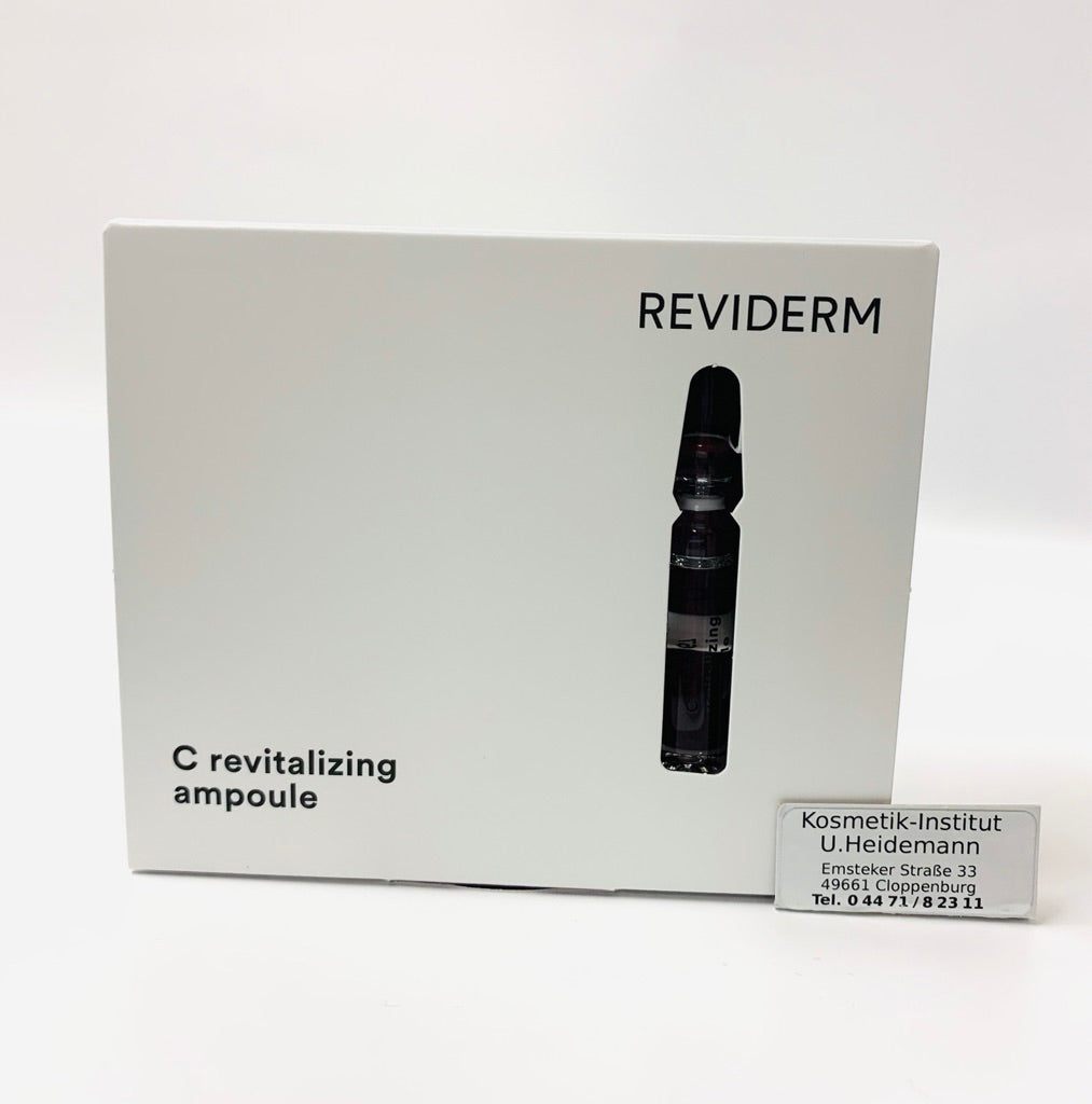 REVIDERM C REVITALIZING AMPOULE - ampulės su vitaminu C, 3x2 ml - AMPULĖS IŠ REVIDERM - TIK €27! Apsipirk dabar GROŽIO ALCHEMIJA