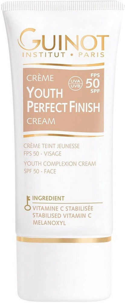 GUINOT YOUTH PERFECT FINISH CREAM - veido kremas su spalva SPF 50, 30 ml - MAKIAŽO PAGRINDAS IŠ GUINOT - TIK €62.50! Apsipirk dabar GROŽIO ALCHEMIJA