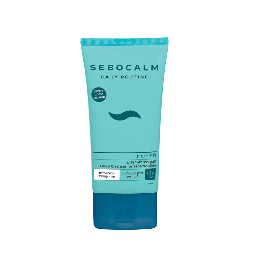 SEBOCALM FACIAL CLEANSER FOR SENSITIVE SKIN - prausimosi želė jautriai veido odai, 150 ml