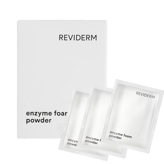 REVIDERM ENZYME FOAM POWDER - veido pilingas, 20 x 1 g - VEIDO ŠVEITIKLIAI IŠ REVIDERM - TIK €34! Apsipirk dabar GROŽIO ALCHEMIJA