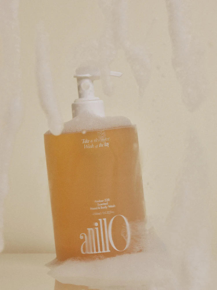ANILLO AMBER528 SCENTED HAND & BODY WASH - parfumuotas rankų ir kūno prausiklis, 450 ml - KŪNO PRAUSIKLIAI IŠ ANILLO - TIK €26.35! Apsipirk dabar GROŽIO ALCHEMIJA