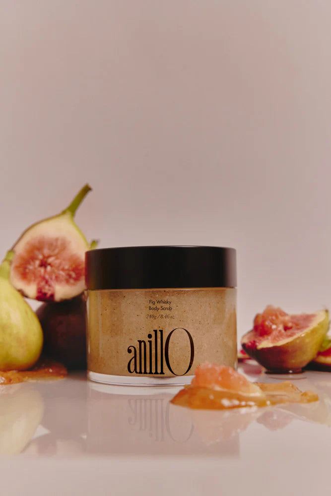 ANILLO FIG WHISKY BODY SCRUB - kūno šveitiklis su figų sėklomis ir druska, 240 g - KŪNO ŠVEITIKLIS IŠ ANILLO - TIK €36.12! Apsipirk dabar GROŽIO ALCHEMIJA