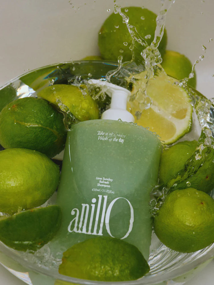 ANILLO LIME SUNDAY REFRESH SHAMPOO - gaivinantis šampūnas galvos odai, 450 ml - ŠAMPŪNAS IŠ ANILLO - TIK €33! Apsipirk dabar GROŽIO ALCHEMIJA