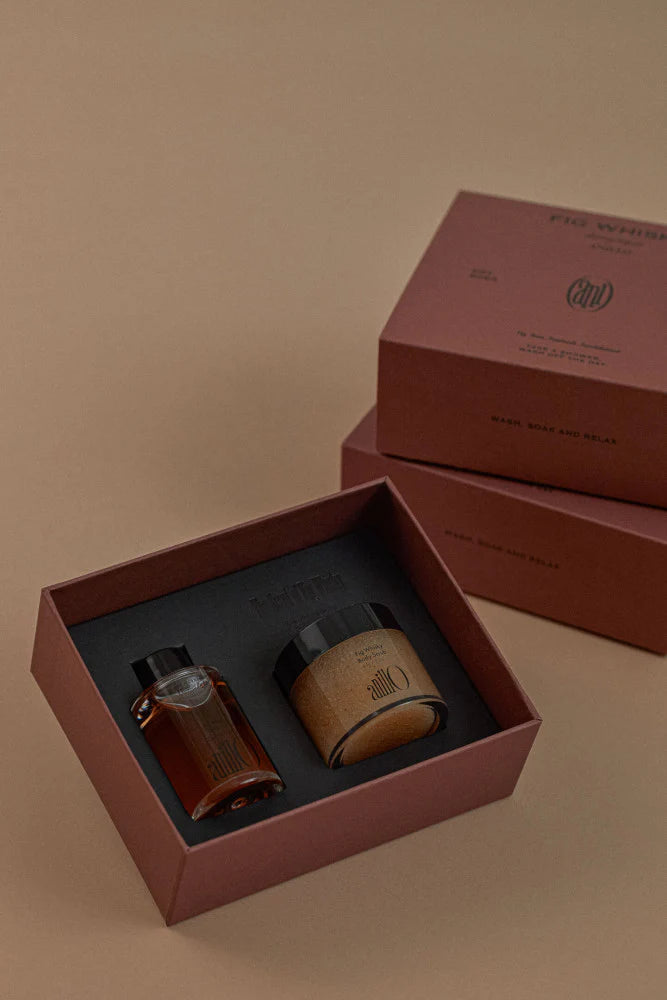 ANILLO FIG WHISKY DISCOVERY BODY SET – kūno priežiūros rinkinys, 45 g + 22 ml - RINKINYS KŪNUI IŠ ANILLO - TIK €24.50! Apsipirk dabar GROŽIO ALCHEMIJA