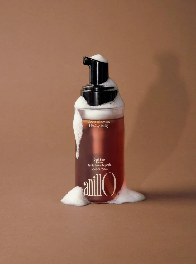 ANILLO DARK BEER BIOME SCALP FOAM AMPOULE - stiprinanti galvos odos ampulė, 95 ml - PLAUKŲ AMPULĖ IŠ ANILLO - TIK €31.88! Apsipirk dabar GROŽIO ALCHEMIJA