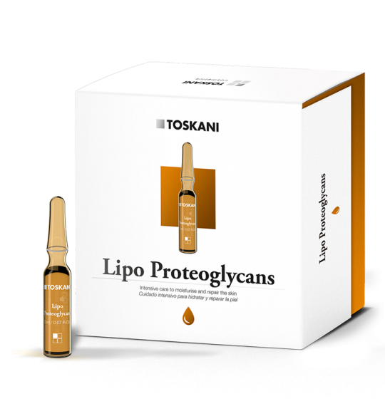 TOSKANI LIPO PROTEOGLYCANS - veido ampulės, 15 x 2 ml - AMPULĖS IŠ TOSKANI - TIK €63! Apsipirk dabar GROŽIO ALCHEMIJA