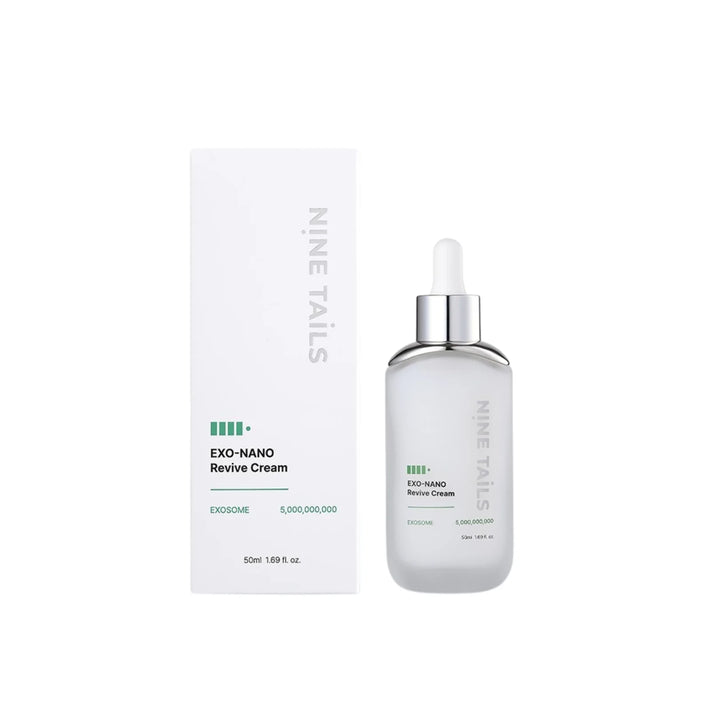 NINE TAILS NANO-EXO REVIVE CREAM - nano egzosomų kremas intensyviam drėkinimui, stangrumui, barjero stiprinimui - VEIDO KREMAS IŠ NINE TAILS - TIK €42! Apsipirk dabar GROŽIO ALCHEMIJA
