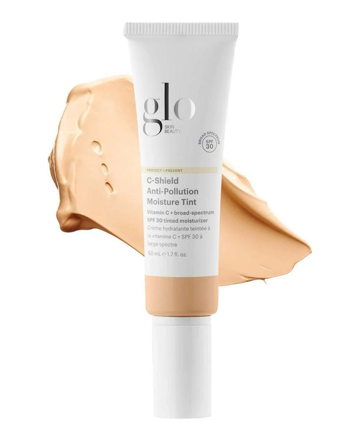 GLO SKIN BEAUTY C-SHIELD ANTI-POLLUTION MOISTURE TINT SPF 30 - apsauginis drėkinamasis kremas su atspalviu ir SPF 30, 50 ml