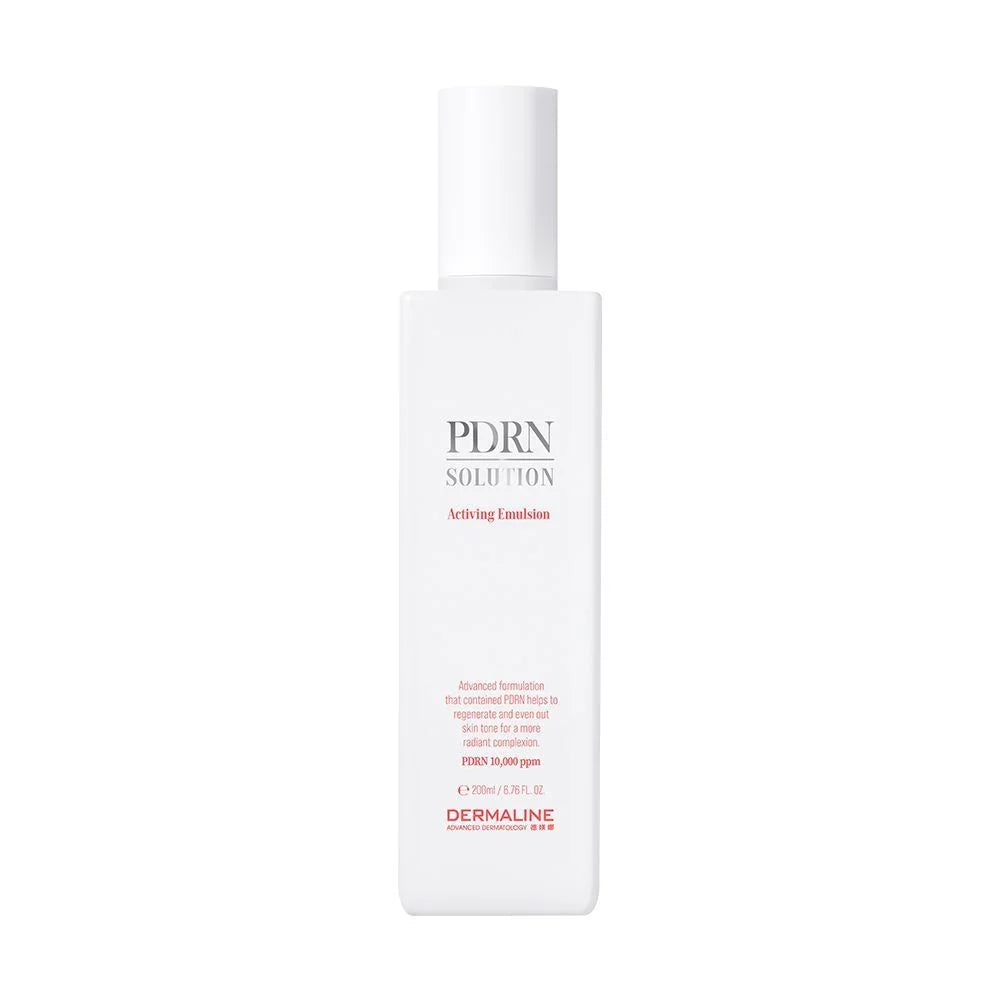 DERMALINE PDRN SOLUTION ACTIVING EMULSION - dvigubo poveikio emulsija odos regeneracijai, drėkinimui ir elastingumui, 200 ml - EMULSIJA IŠ DERMALINE - TIK €45! Apsipirk dabar GROŽIO ALCHEMIJA