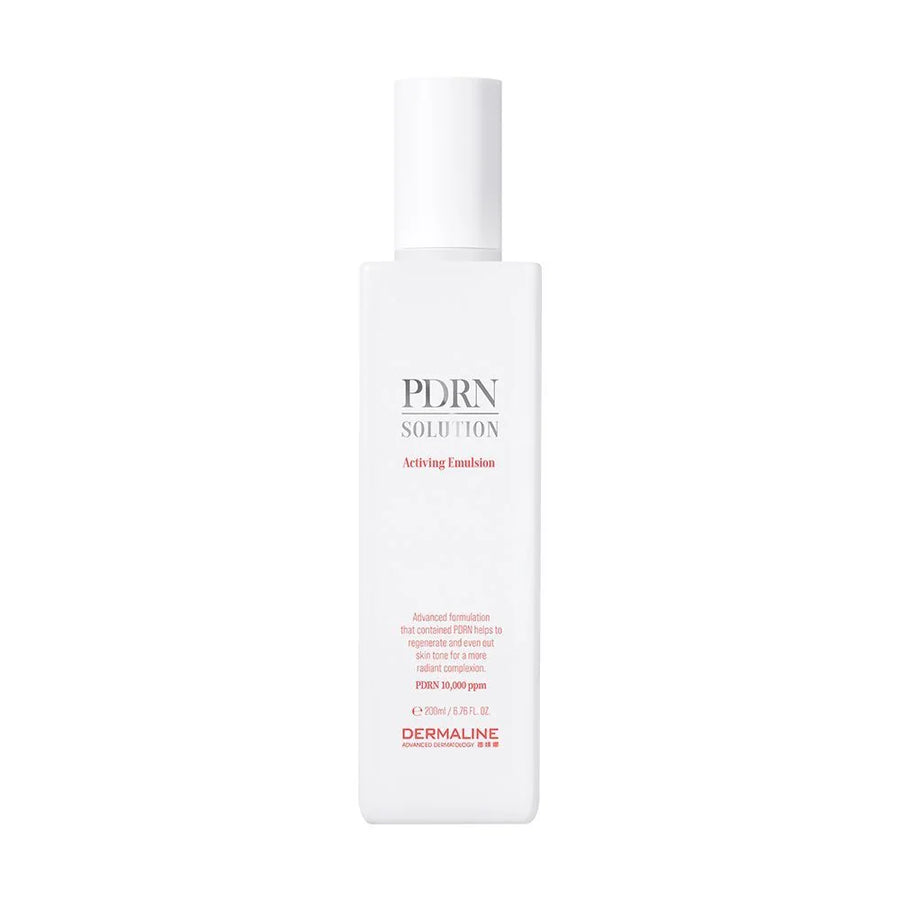 DERMALINE PDRN SOLUTION ACTIVING EMULSION - dvigubo poveikio emulsija odos regeneracijai, drėkinimui ir elastingumui, 200 ml - EMULSIJA IŠ DERMALINE - TIK €45! Apsipirk dabar GROŽIO ALCHEMIJA