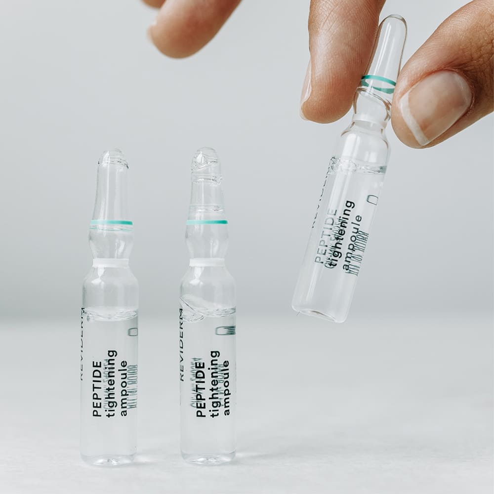 REVIDERM PEPTIDE TIGHTENING AMPOULE - stangrinančios ampulės, 3x2 ml - AMPULĖS IŠ REVIDERM - TIK €23! Apsipirk dabar GROŽIO ALCHEMIJA