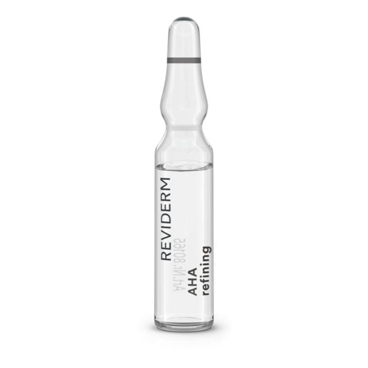 REVIDERM AHA REFINING AMPOULE - ampulės su vaisių rūgštimis, 3x2 ml - AMPULĖS IŠ REVIDERM - TIK €20! Apsipirk dabar GROŽIO ALCHEMIJA