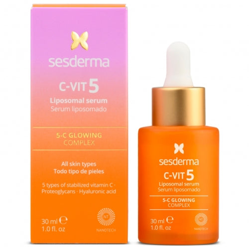 SESDERMA C-VIT 5 - liposominis veido serumas, 30 ml - SERUMAS IŠ SESDERMA - TIK €67.50! Apsipirk dabar GROŽIO ALCHEMIJA