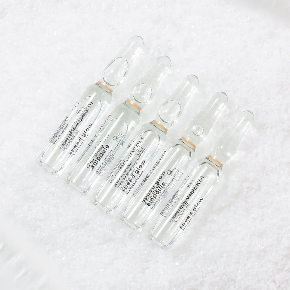 REVIDERM SPEED GLOW AMPOULE - spindesio suteikiančios ampulės, 7 x 2 ml - AMPULĖS IŠ REVIDERM - TIK €38! Apsipirk dabar GROŽIO ALCHEMIJA