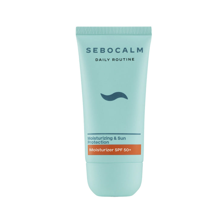 SEBOCALM MOISTURIZER SPF 50+ - drėkinamasis veido kremas su SPF 50+, 50 ml - VEIDO KREMAS IŠ SEBOCALM - TIK €24.22! Apsipirk dabar GROŽIO ALCHEMIJA
