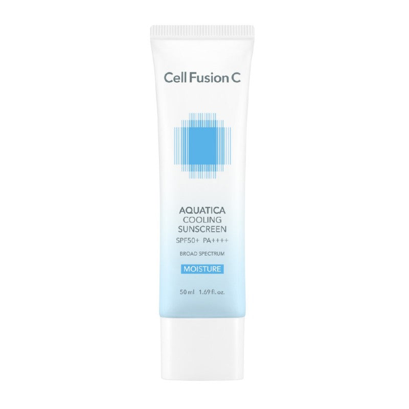 CELL FUSION C AQUATICA COOLING SUNSCREEN SPF50+ PA++++ - vėsinantis ir drėkinantis kremas nuo saulės, 50 ml - SPF APSAUGA IŠ CELL FUSION C - TIK €32.30! Apsipirk dabar GROŽIO ALCHEMIJA